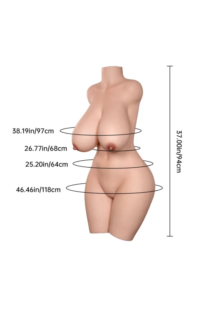 72.75LB Lifesize Anime Sex Doll SSBBW Silicone Sex Doll – Romona (US, CA, EU &amp; AU ONLY) view 2