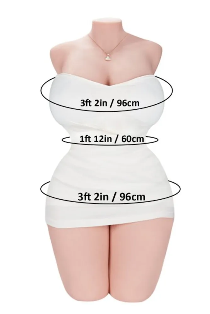 83cm/2ft9 68.34LB Plump BBW Sex Doll – Monroe (US, CA & EU-Only) view 2