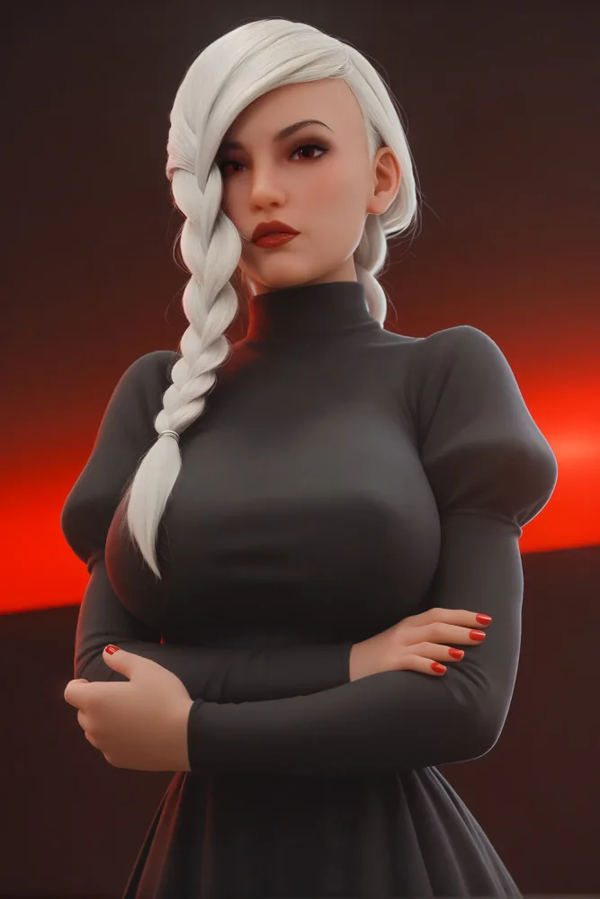 162cm/5ft4 H-cup Silicone Head Sex Doll – Anna.B view 8