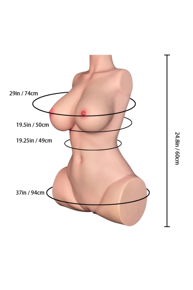 33.69LB Lightweight Silicone Sex Doll with Big Boobs and Butt – Jessica (US, EU & AU ONLY) view 2