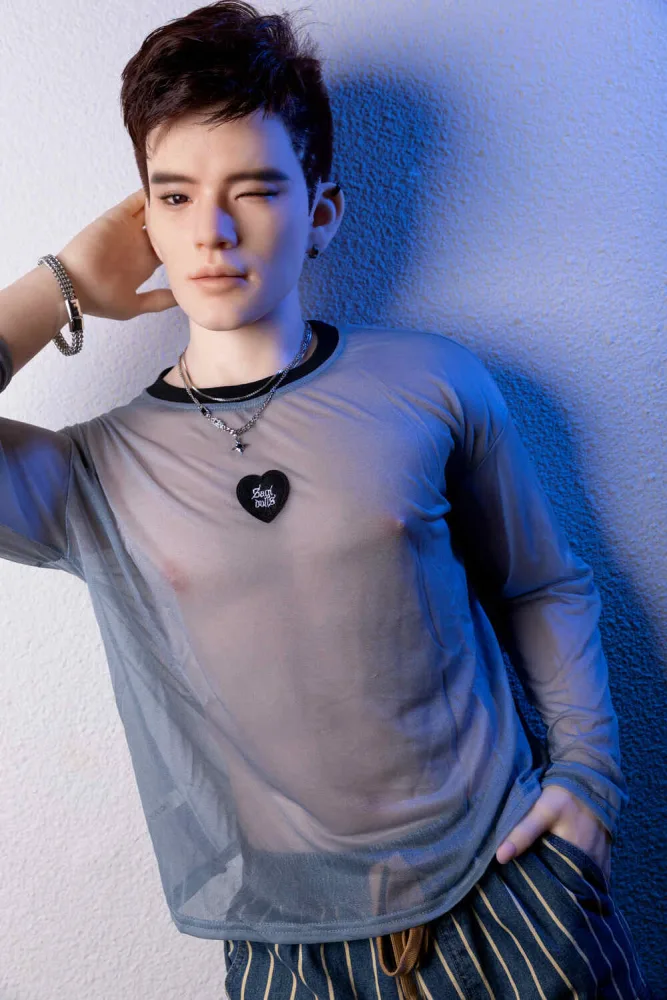 177cm/5ft10 Male Silicone Sex Doll – Jin view 5