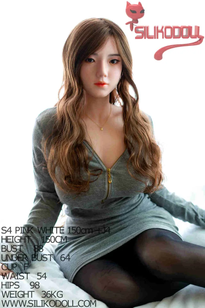 150cm/4f11 G-cup Silicone Sex Doll – Polly Clare view 3