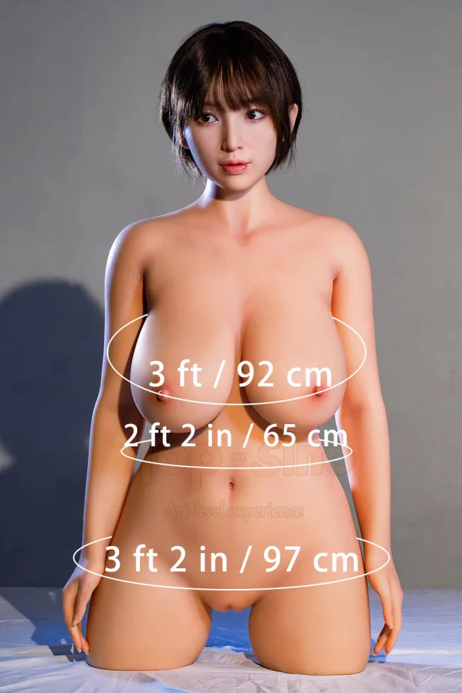Top Sino RRS+ 78cm/2ft7 H-cup Torso Silicone Sex Doll – Mikui view 2