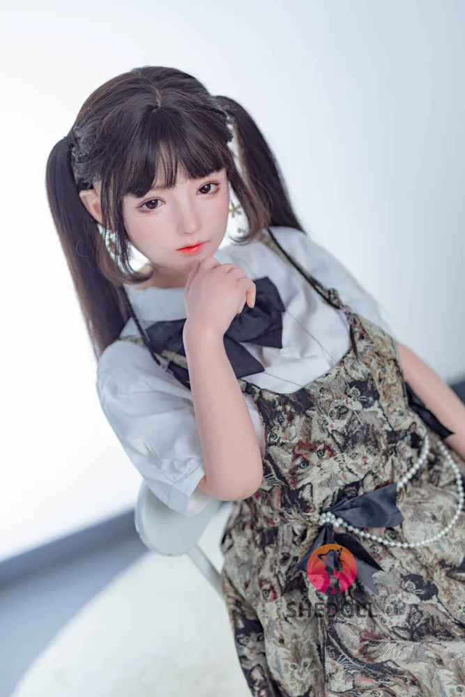 148cm/4ft10 C-cup Silicone Head Sex Doll – Xiaofu view 6