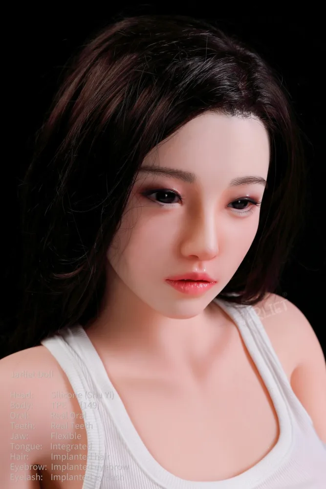149cm/4ft11 D-cup Silicone Head Sex Doll – Shuyi view 4