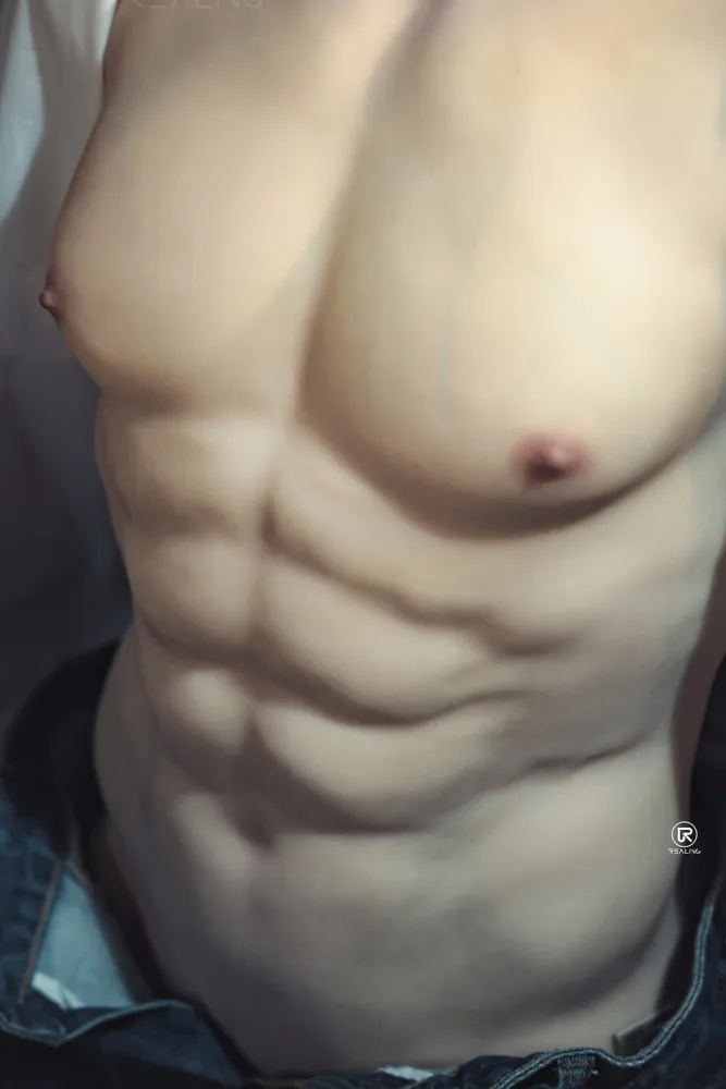 82cm/2ft8 Male Torso Silicone Head Sex Doll – Ronin view 4
