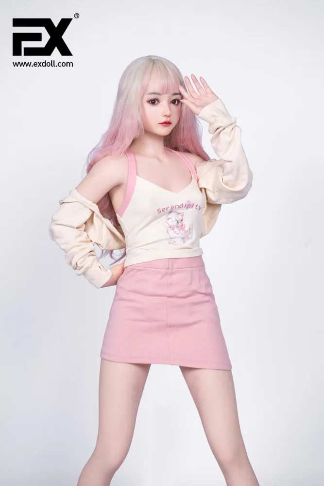 155cm/5ft1 A-cup Silicone Sex Doll – Ruby view 7