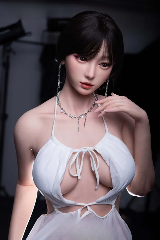 169cm/5ft7 D-cup All-In-One Seamless Neck Silicone Sex Doll – 2番の氷 view 4