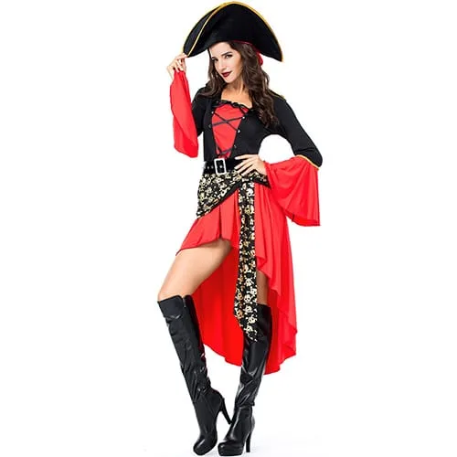 Caribbean Pirate Cosplay Costume view 4