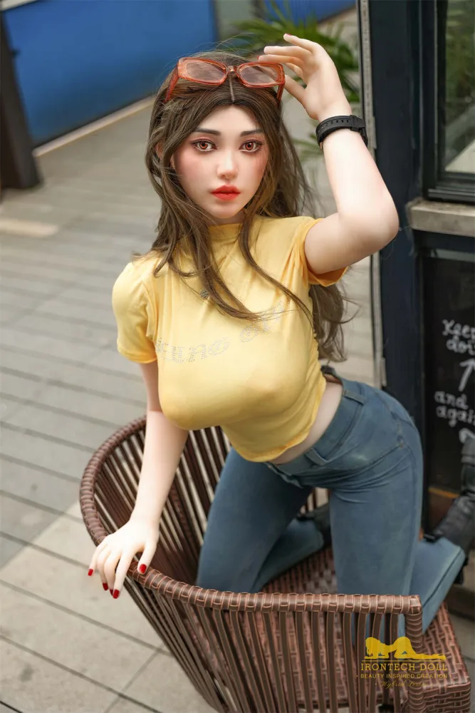 159cm/5ft3 G-cup Silicone Head Sex Doll – Eileen view 8