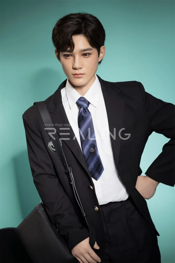 175cm/5ft9 Male Silicone Head Sex Doll – Hua Cheng