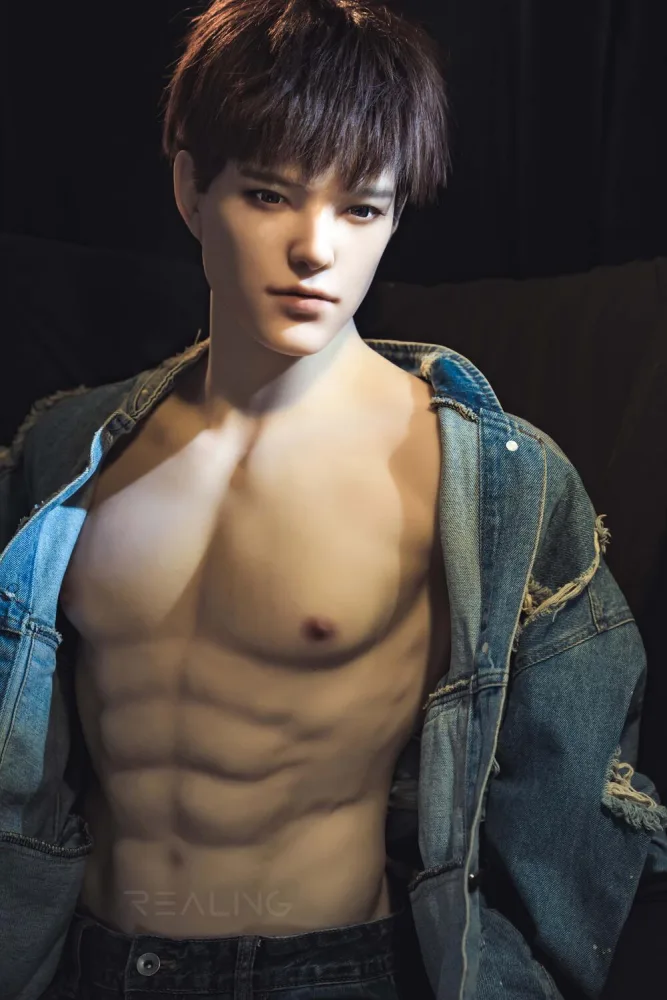 82cm/2ft8 Male Torso Silicone Head Sex Doll – Leonardo