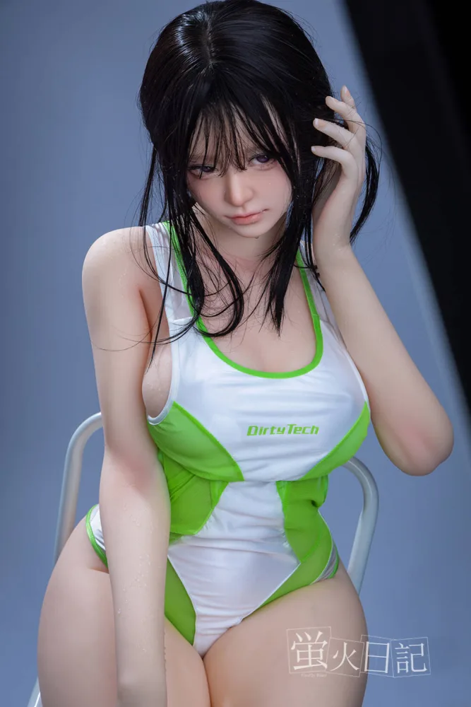 158cm/5ft2 F-cup Silicone Head S-TPE Body Sex Doll – Jiuchuan view 4