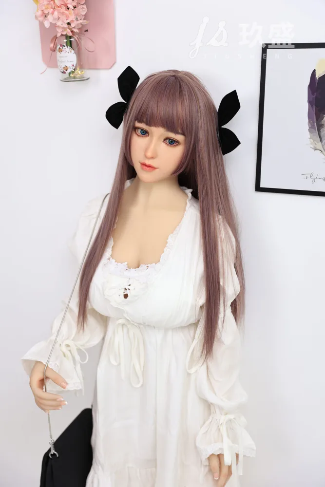 150cm/4ft11 D-cup Silicone Head Sex Doll – Shirley view 6