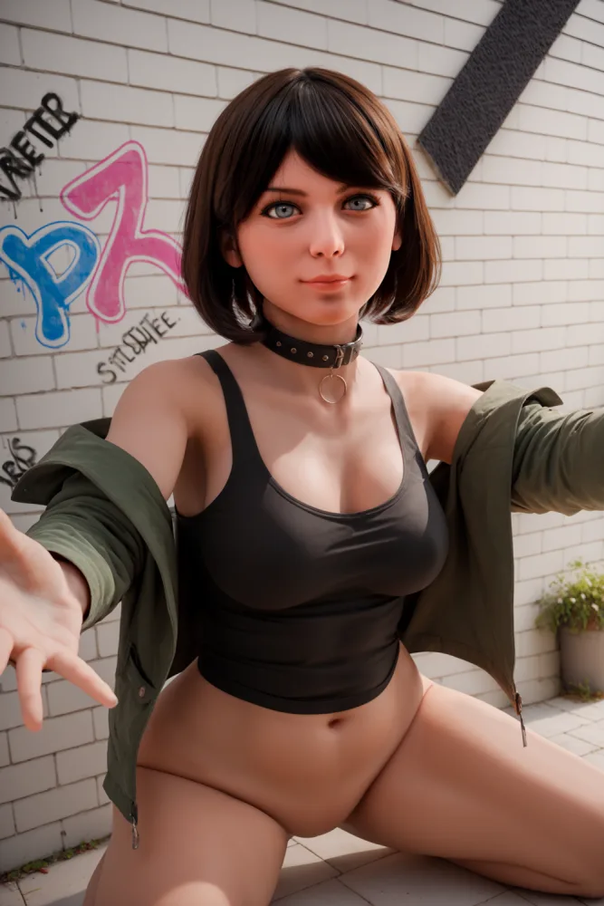 151cm/4ft11 F-cup Silicone Head Sex Doll – Fena.B view 6