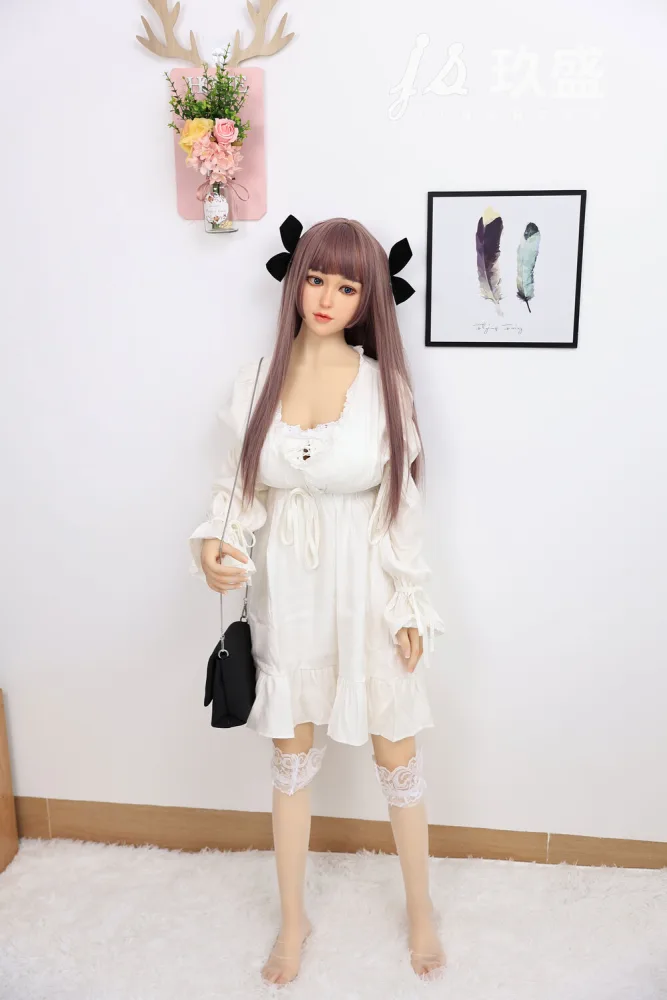 150cm/4ft11 D-cup Silicone Head Sex Doll – Shirley view 7