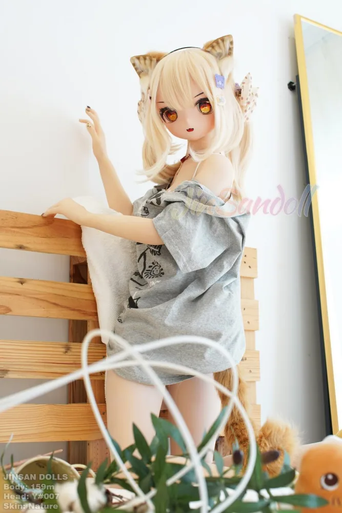 159cm/5ft3 B-cup Anime Sex Doll TPE Body with PVC Head – Y007 view 2