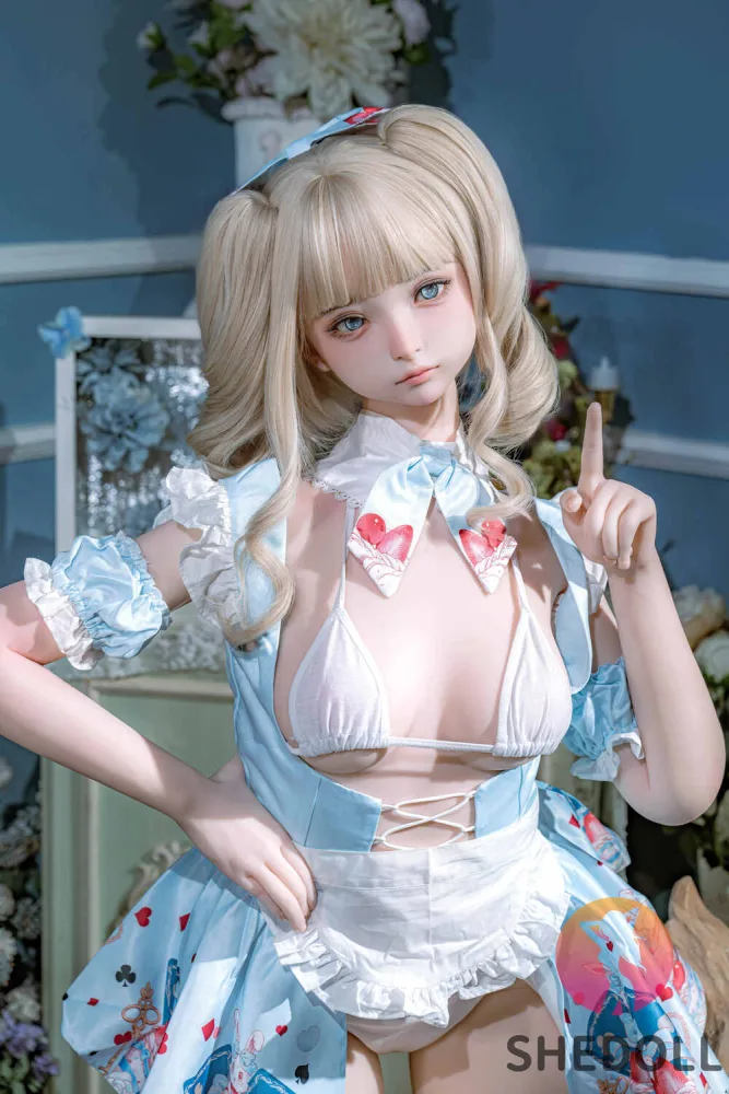 150cm/4ft11 B-cup Silicone Head Sex Doll – Nancy view 1