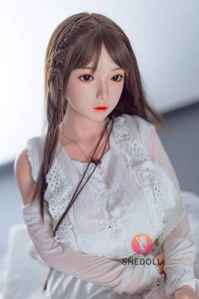 148cm/4ft10 C-cup Silicone Head Sex Doll – Lemon view 1