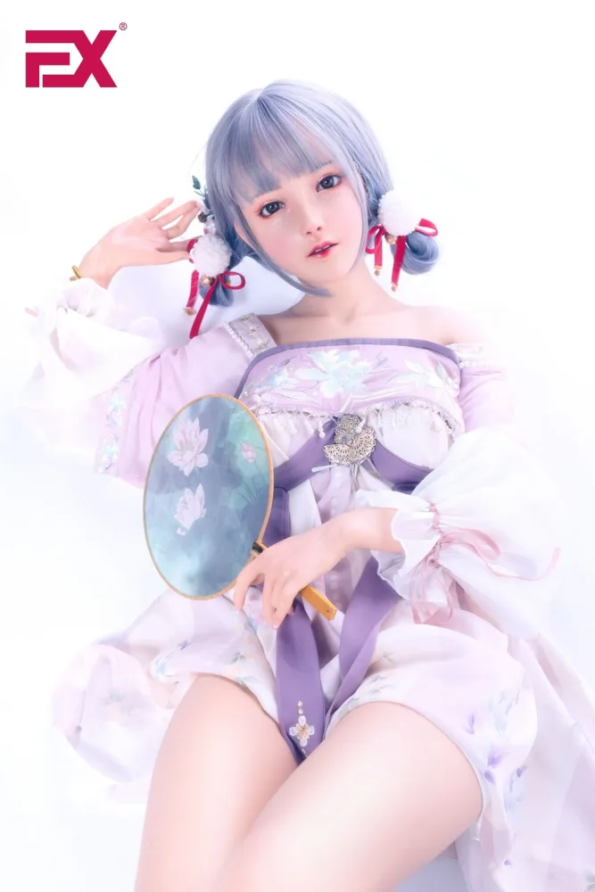 149cm/4ft11 C-cup Silicone Sex Doll – Lily view 1