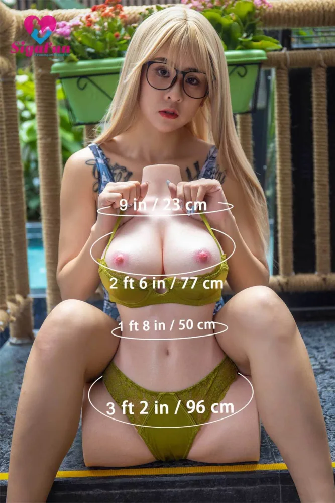 54cm/1ft9 E-cup Silicone Life-size Sex Doll Torso view 2