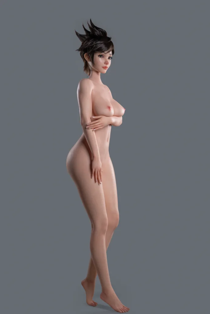 167cm/5ft6 E-cup Silicone Sex Doll – Overwatch Tracer view 8