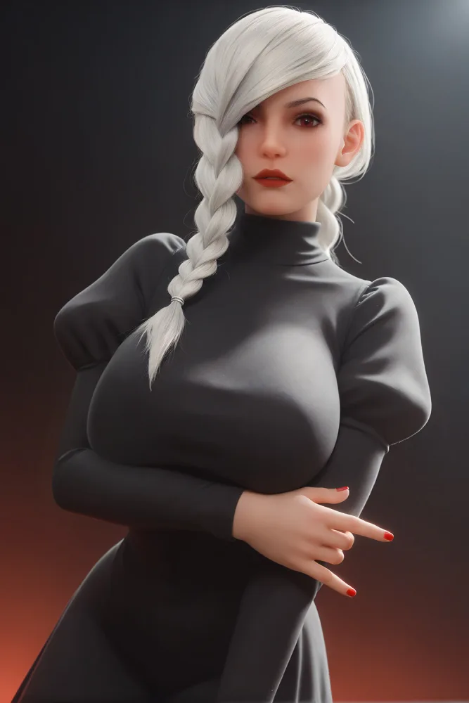 162cm/5ft4 H-cup Silicone Head Sex Doll – Anna.B