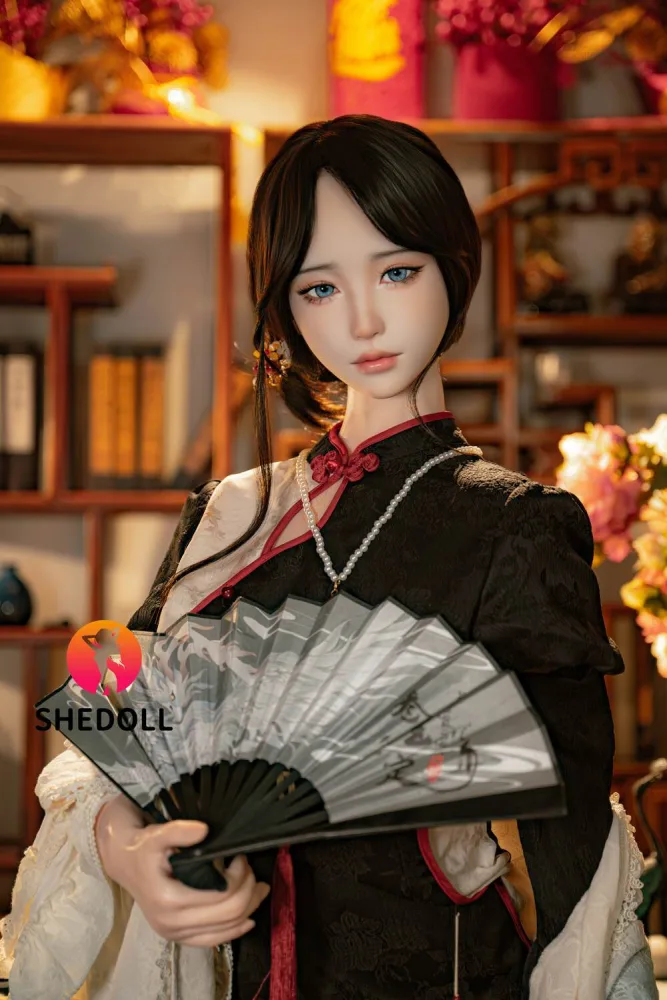 156cm/5ft1 E-cup Silicone Head Sex Doll – Jiang Xiaoli view 1