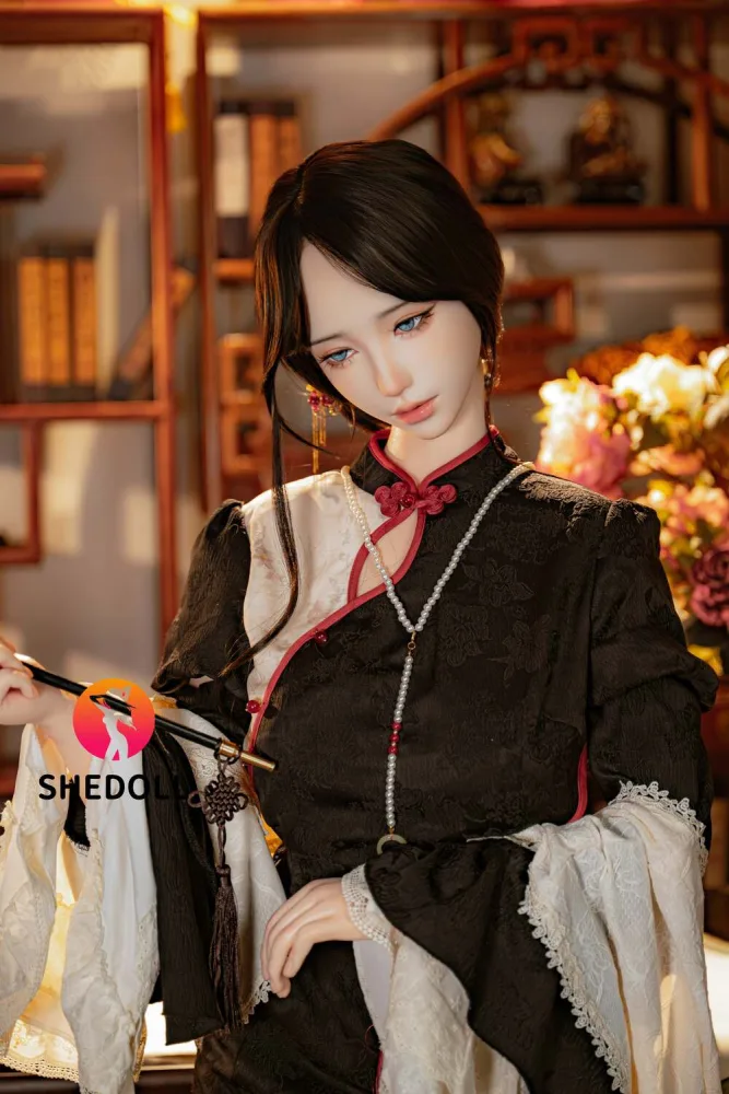 156cm/5ft1 E-cup Silicone Head Sex Doll – Jiang Xiaoli view 4