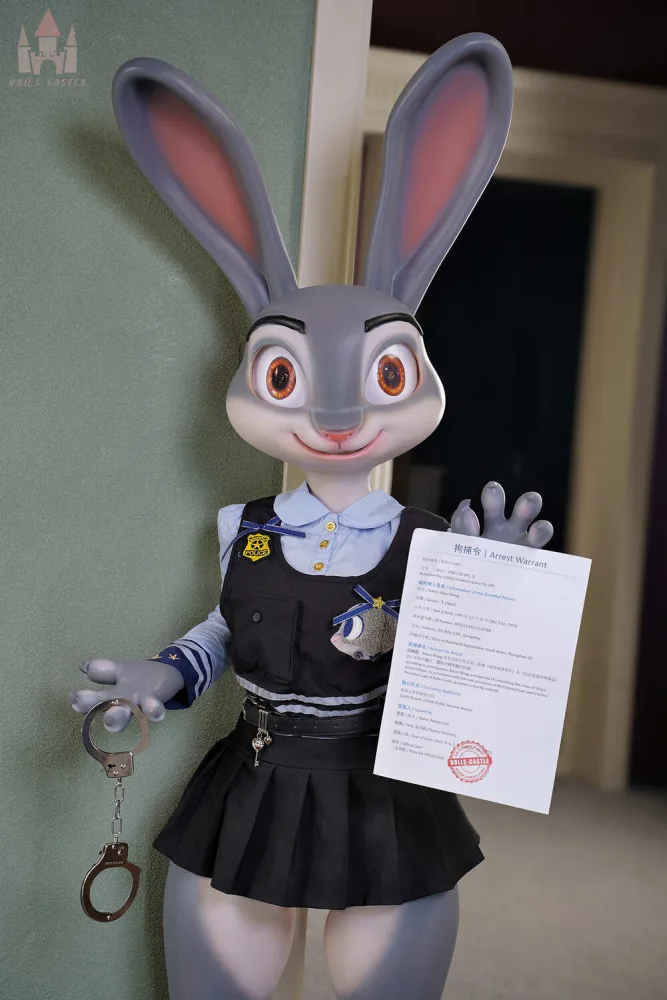 168cm/5ft6 A-cup Silicone Sex Doll – Rabitty (Judy Hopps)