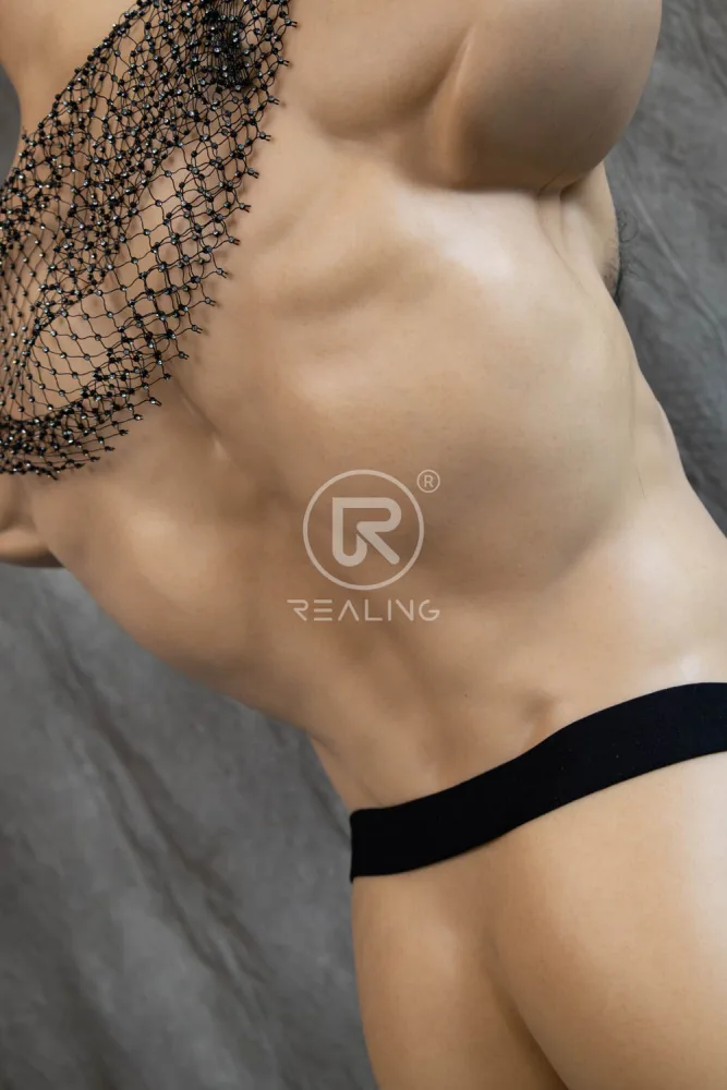 102cm/3ft4 Male Torso Silicone Sex Doll – Kent view 5