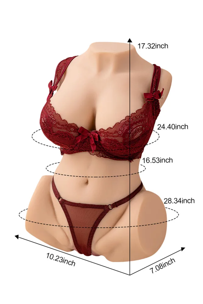 44cm/1ft5 16.1LB TPE Life-size Sex Doll Torso – Mag [In Stock | US Only] view 2