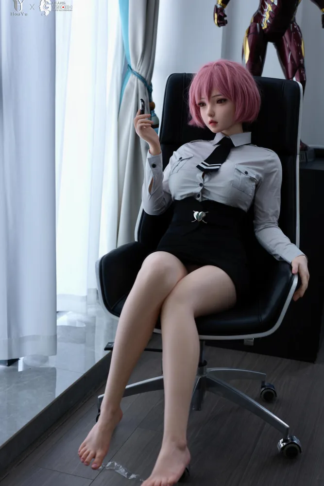 150cm/4ft11 D-cup Silicone Sex Doll – Eva view 4