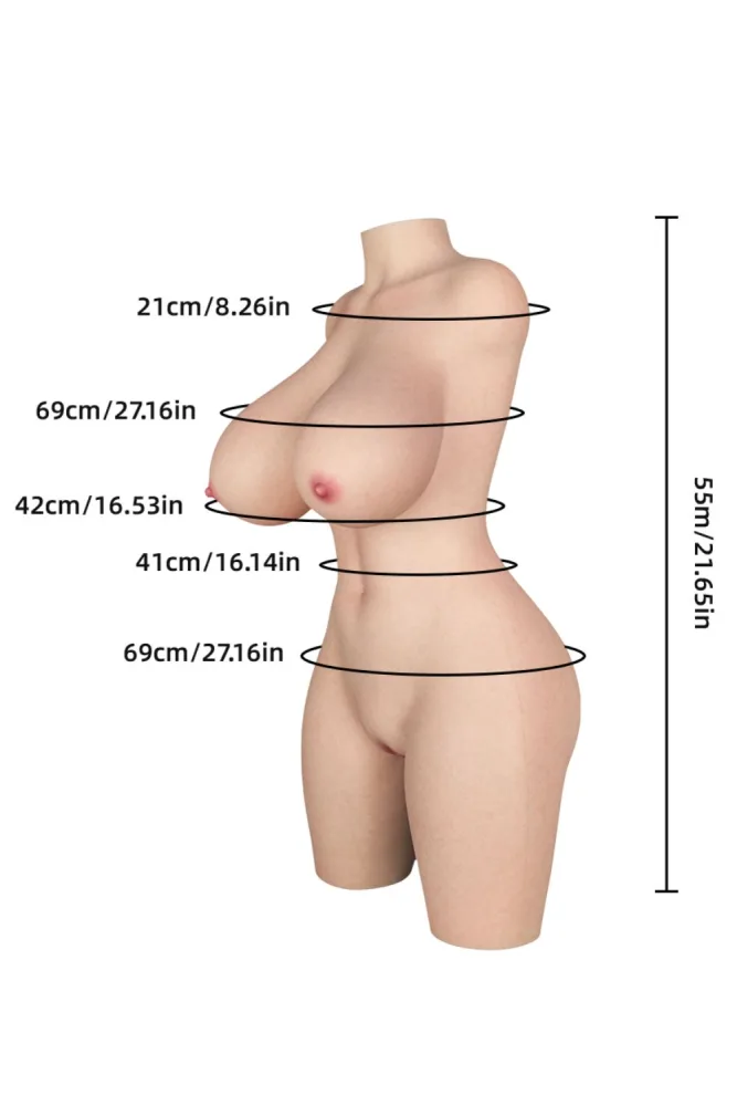 20.94LB Anime Sex Doll Big Boobs Silicone Sex Doll Male Masturbator – Yuki (US, CA, EU & AU ONLY) view 2