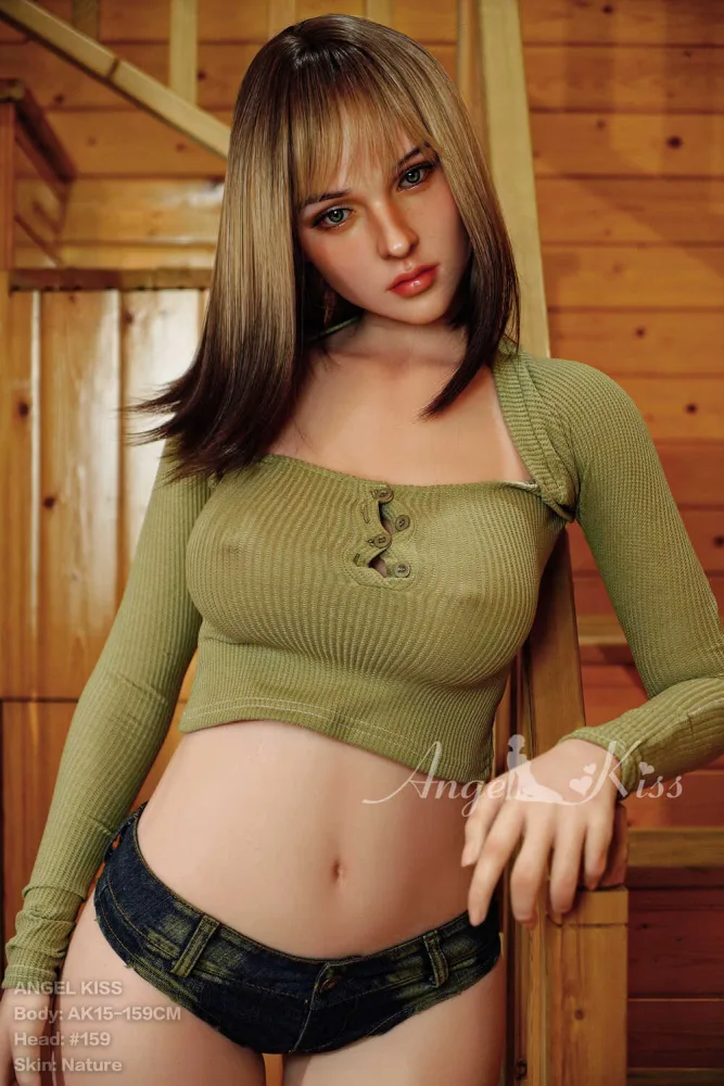 159cm/5ft3 F-cup Silicone Sex Doll – Gissing