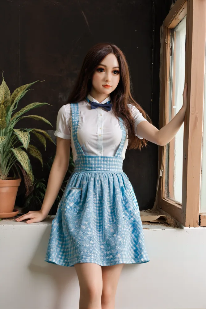 148cm/4ft10 B-cup Silicone Head Sex Doll – Celestine