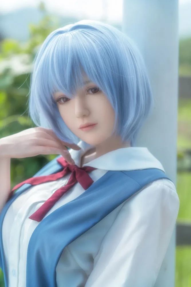 156cm/5ft1 F-cup Silicone Sex Doll – Rei Ayanami view 7