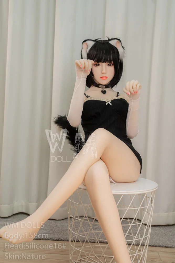158cm/5ft2 D-cup Silicone Head Sex Doll – Sidonie view 2