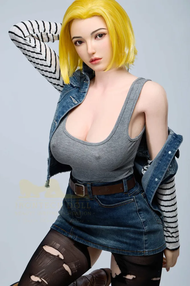 159cm/5ft3 G-cup Silicone Sex Doll – Joline view 1