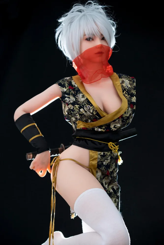 148cm/4ft10 C-cup Silicone Head Sex Doll – Ninja view 8