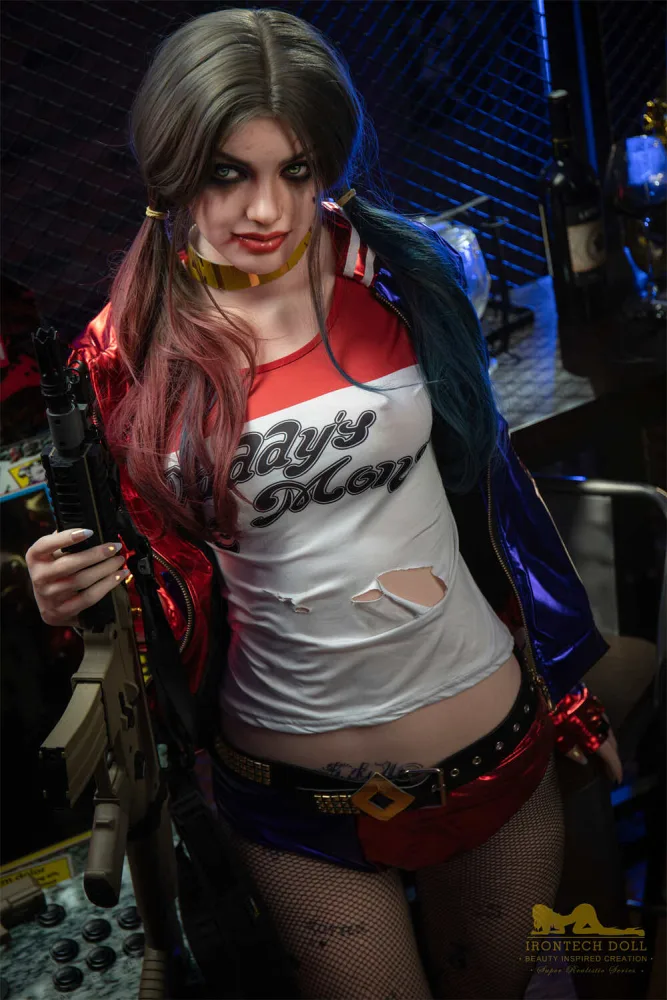166cm/5ft5 C-cup Silicone Sex Doll – Harley Quinn view 6
