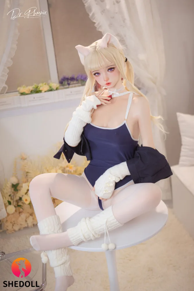 148cm/4ft10 C-cup Silicone Head Sex Doll – Xixi view 5