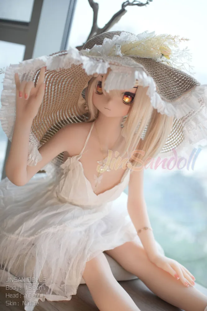 150cm/4ft11 A-cup Anime Sex Doll TPE Body with PVC Head – Y007 view 3