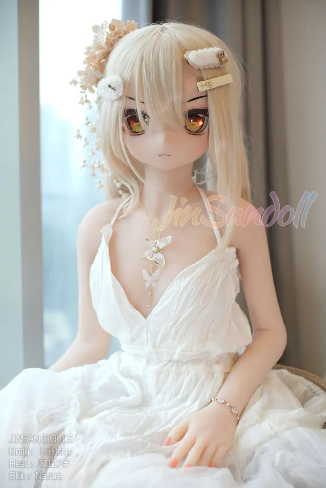 150cm/4ft11 A-cup Anime Sex Doll TPE Body with PVC Head – Y007 view 2