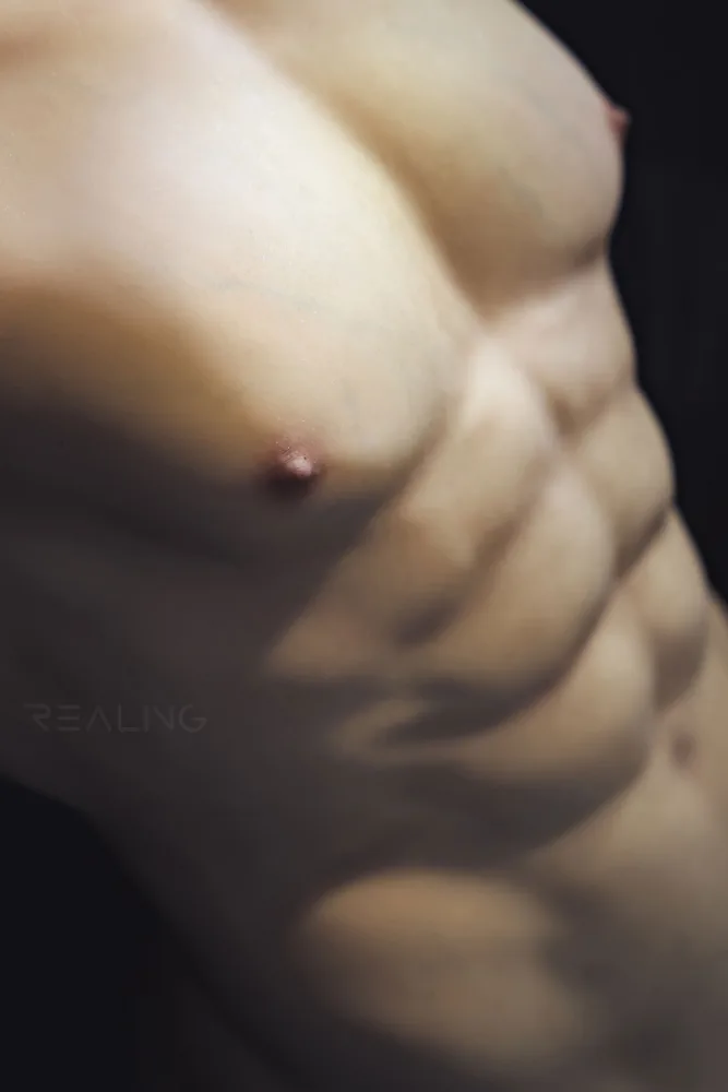82cm/2ft8 Male Torso Silicone Head Sex Doll – Leonardo view 3