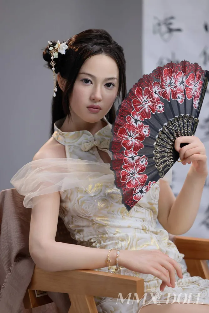 153cm/5ft Seamless Neck Silicone Sex Doll – MengFei view 1