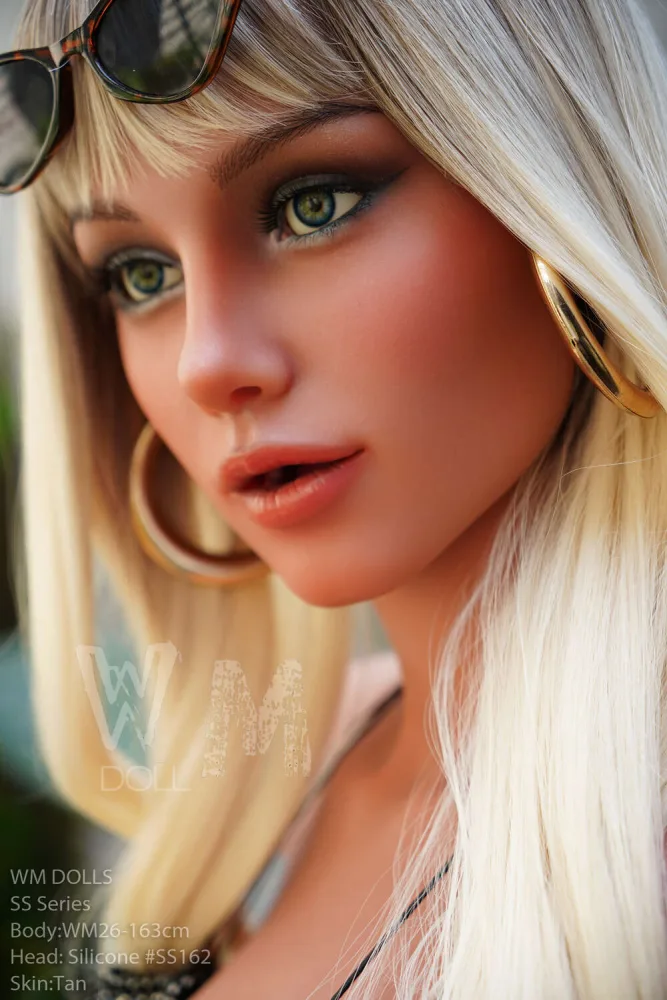 163cm/5ft4 D-cup Silicone Head S-TPE Body Sex Doll – Janica.A view 2