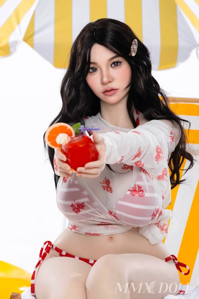 156cm/5ft1 H-cup Silicone Sex Doll – Meng Yi