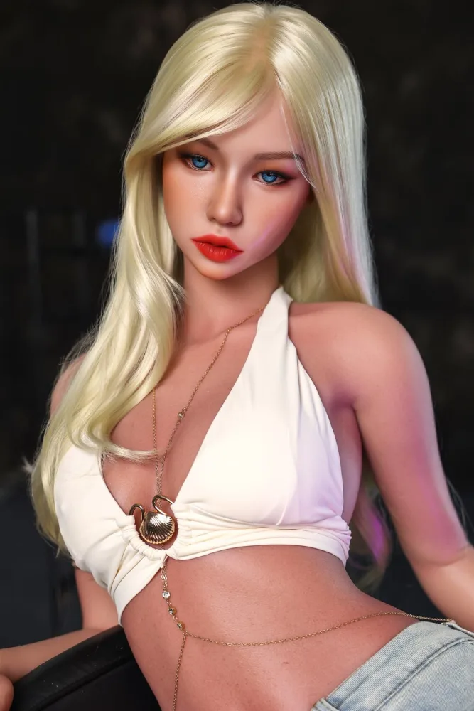 164cm/5ft5 B-cup Silicone Sex Doll – Head 612 view 3
