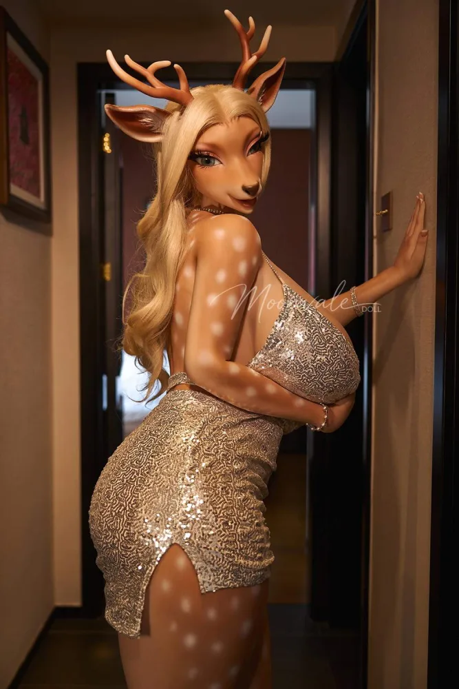 170cm/5ft7 G-cup Silicone Furry Sex Doll – Cerina view 8